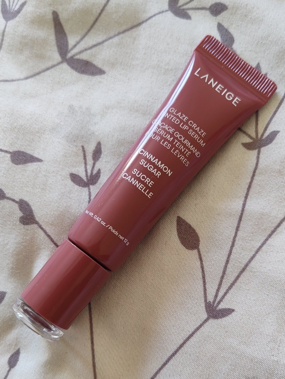 Laneige Glaze Craze Tinted Lip Serum Cinnamon Sugar Balm
